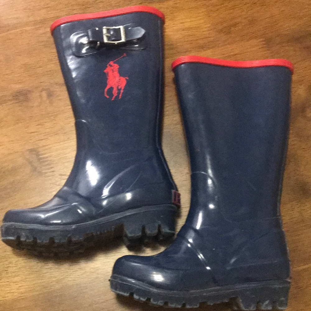 Polo Rain Boots size 7 (small)